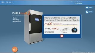 VPRO maX 2 Low Temperature Sterilization System  3D Video  STERIS [upl. by Yziar]