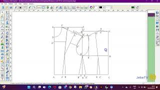 RICHPEACE Tutorial Pola Dasar Badan Sistem MEYNEKE  Tutorial Pola CAD [upl. by Ramyar950]