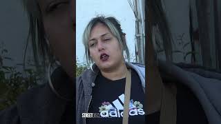 Beautiful and Homeless Girl Interview  Adela shorts homelessness [upl. by Ibbed847]