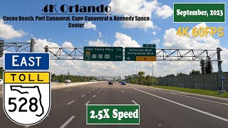 4K Orlando SR 528 East Beachline Expressway [upl. by Refitsirhc]