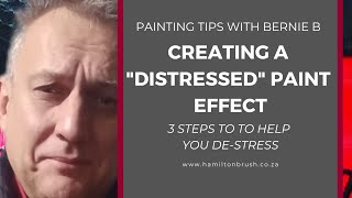 4steps to create the perfect distressed paint effect [upl. by Panaggio]