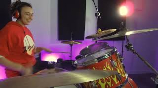 Amilton Drum School  Maju Weishaupt  Beach Bunny  Cloud 9  Drum Cover [upl. by Porcia]