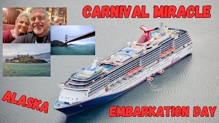 Carnival Miracle Embarkation Day  10 Day Alaska Cruise [upl. by Cherianne]