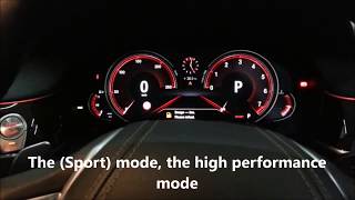 BMW 730Li G12 Instrument Cluster Mode change Review [upl. by Sivle]