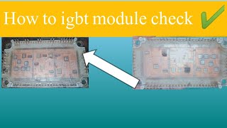 How to Vfd IGBT MODULE checkvfd troubleshooting  vfd maintenance [upl. by Anyek301]