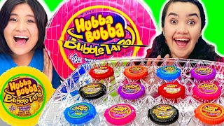 BUBBLE GUM HUBBA BUBBA MUKBANG CHALLENGE  EATING THE WORLD’S LARGEST CANDY BY SWEEDEE [upl. by Karlene780]