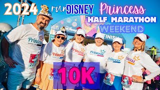 10K  2024 Princess Half Marathon Weekend  runDisney [upl. by Leiba703]