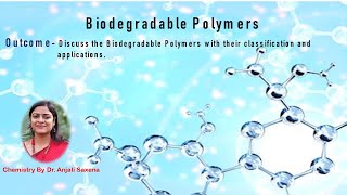 Biodegradable Polymers By Dr Anjali Ssaxena [upl. by Angi]