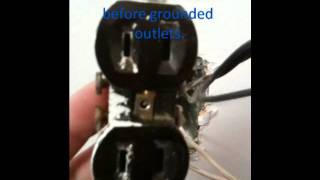 How to add ground wires to old outlets [upl. by Tserrof]