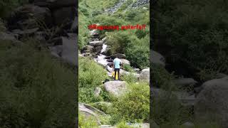 Pahado se dudh ki nadi behti huimountainriver travel nature youtubeshorts ganga [upl. by Laehcym]