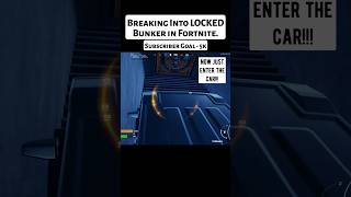 I Broke Into Locked Fortnite Bunkers did you know you can do this Fornite FortniteGlitch FYP [upl. by Erline499]