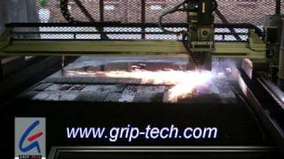 PlasmaDrill12  Drill amp Plasma cut in 1 Operation [upl. by Notlek]