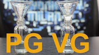 Difference PG vs VG Ejuice Safe Side Effects [upl. by Hennebery]