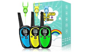 IGEELINK Walkie Talkie Unboxing Video 22 Channels Quick start guide3  16 miles Range2 way Radio [upl. by Dietsche110]