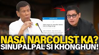 NAPASAMA KA SA NARCOLIST NI PRES DU30 BUTATA SI JAY KHONGHUN SA MGA SAGOT NI FPRRD PANOORIN [upl. by Esmeralda]