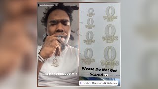 OBLOCK SWITCHYION RELEASED FROM ATLANTA JAIL amp SHOEBOX BABY BUYING OBLOCK CHAINS😱‼️ [upl. by Nisaj]