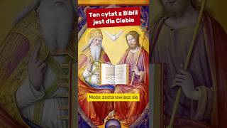 Cytat z Biblii dla Ciebie na dziś wiara biblia pismoświęte jezus katolik słowoboże [upl. by Valene]