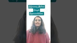 Adjacency Matrix Graph Representation graphs java coding datastructure [upl. by Coy]