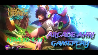 ARCADE AHRI WILD RIFT FULL GAMEPLAY [upl. by Navonod]