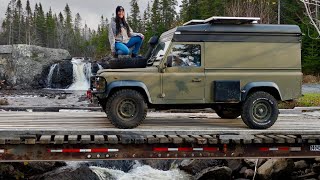 Epic Waterfall Truck Camping in Newfoundland [upl. by Pich]