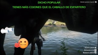 RDR 2 Espartero llevate tu caballo que me va a hacer un Mortadelo 🤠🤠🤠 ThxR amp Espartero [upl. by Nalorac178]