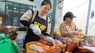 ♻️quotVô mánh sáng sớmquot LYLY chặt heo quay đẹp mắt nhanh như chớp [upl. by Warde766]