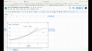 BIO 107 stickleback drift selection simulation how to plot [upl. by Ahsimin]