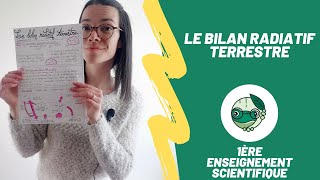 Le bilan radiatif terrestre  1ère enseignement scientifique  Madame SVT [upl. by Warenne]