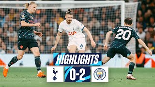 TOTTENHAM HOTSPUR 02 MANCHESTER CITY  PREMIER LEAGUE HIGHLIGHTS [upl. by Esadnac913]