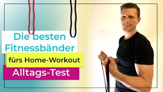 Die besten Fitnessbänder im Test  Welches Widerstandsband taugt zum Homeworkout [upl. by Jarret]