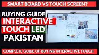 Smart Board vs Interactive Touch Screen Display  Pakistan  Specktron smartboard touchscreen [upl. by Im]