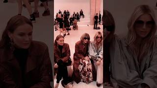 Diane Kruger Anna Wintour amp Sienna Miller during Paris Fashion Week dianekruger annawintour [upl. by Retsim]