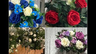 How to make a centerpiece flower arrangement  Wedding Centerpieces [upl. by Grindlay]