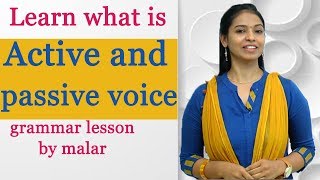 Active voice Vs Passive voice 88  Learn English with Kaizen through Tamil [upl. by Marler394]