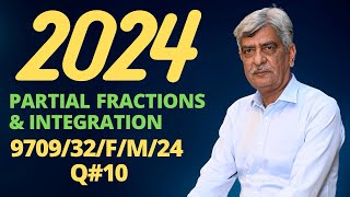 ALevel Maths PARTIAL FRACTIONS amp INTEGRATION 970932 FM 2024 Q10 SolutionUltimate Guide Part 10 [upl. by Llennahc]