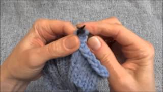 Maschen elastisch abketten  Stretchy Bind Off  Stricken lernen  Learn how to knit [upl. by Hathcock]