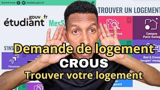 Comment sinscrire et trouver rapidement un logement Crous  recherche de logement étudiant Crous [upl. by Teodoro]