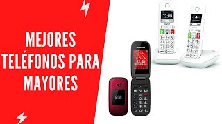 ✅ Mejores Teléfonos Para Mayores 2022  Top 5 [upl. by Elehcar]