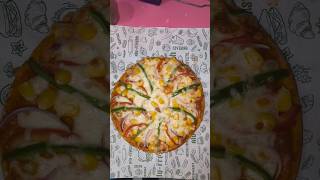 Aaj toh veggie cheese pizza ka order aaya😋 pizza foodie viral [upl. by Yna]