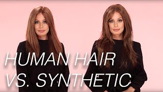 Human Hair or Synthetic Hair  Wigs 101 [upl. by Claudius]