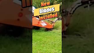 New blades on our hay mower shorts mower hayequipment homesteading hay youtubeshorts [upl. by Vittoria]