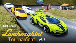 Lamborghini Tournament Pt 2 Diecast Car Racing [upl. by Zohar]