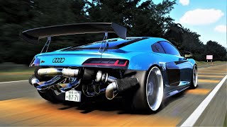 Audi R8 V10 Twin Turbo 1679 WHP From Hell  Assetto Corsa audi r8 v10 twinturbo [upl. by Namharludba359]