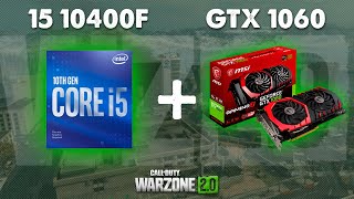 COD Warzone 20 con la GTX 1060 6GB  i5 10400F [upl. by Sashenka]