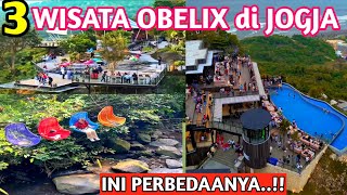 PERBEDAAN 3 OBELIX di JOGJA  OBELIX VILLAGE OBELIX SEA VIEW OBELIX HILLS  WISATA JOGJA TERBARU [upl. by Nwahsaj991]