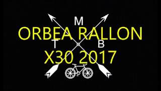 ORBEA RALLON X30 2017 [upl. by Wakeen49]