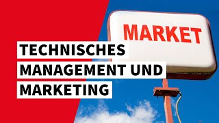 HSHLStudiengang quotTechnisches Management und Marketingquot [upl. by Yodlem]