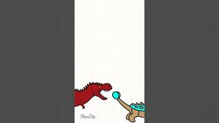 Tarbosaurus Vs Bumpy The Ankylosaurus Camp Cretaceous Animation [upl. by Ymmac]