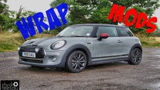 MINI Cooper F56  Wrapping  Bonnet Stripes  Trim DeChroming [upl. by Hallam335]