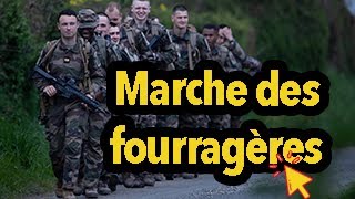 Marche des Fourragères du 2e RIMa sur les plages du débarquement [upl. by Kilgore]